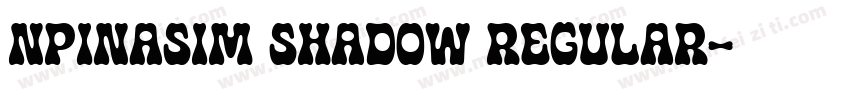 NPINasim Shadow Regular字体转换